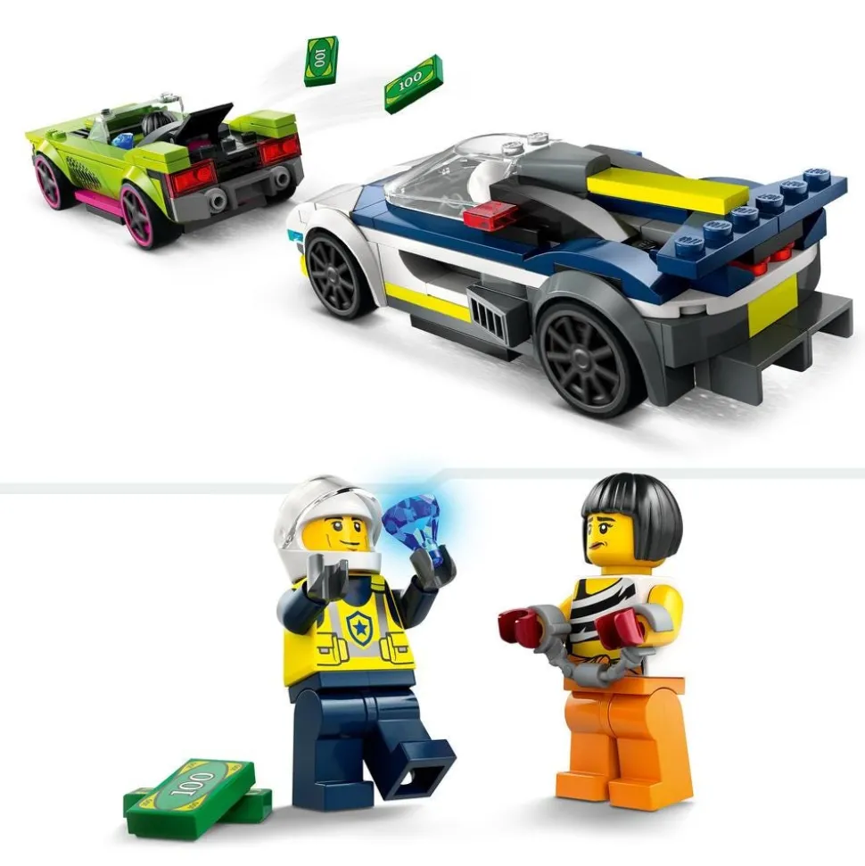 LEGO® City Police Car and Muscle Car Chase Set 60415
