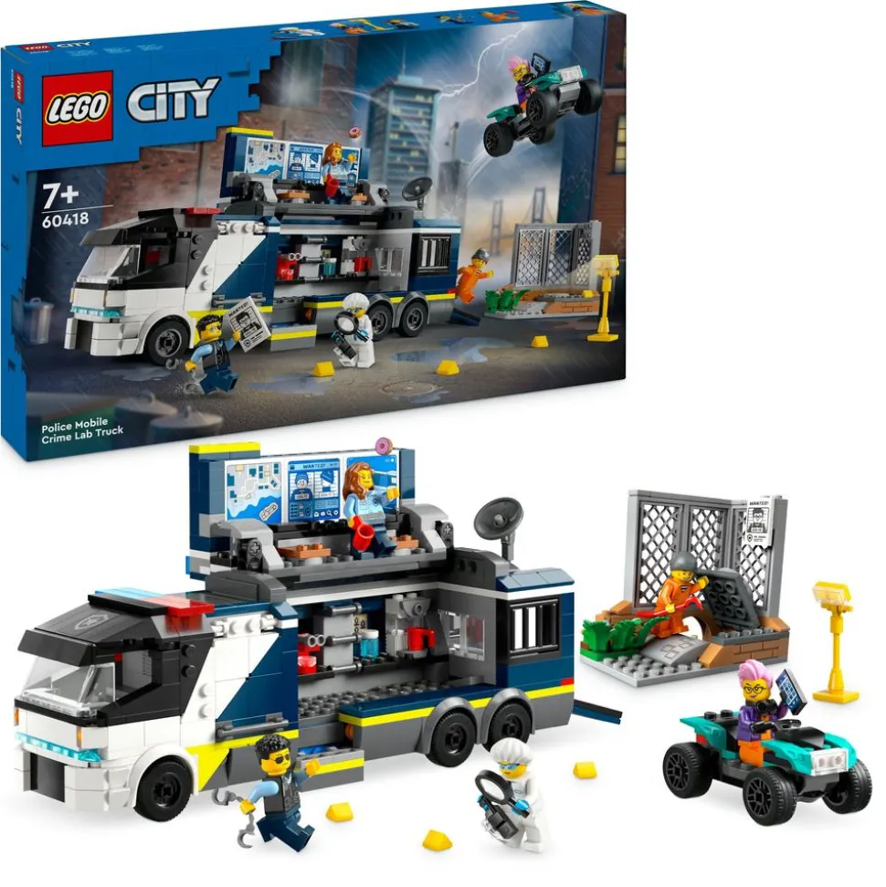 LEGO® City Police Mobile Crime Lab Truck Toy 60418