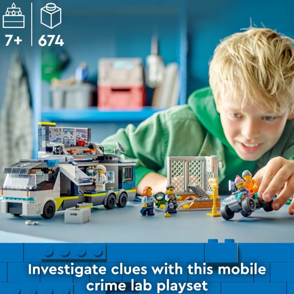 LEGO® City Police Mobile Crime Lab Truck Toy 60418