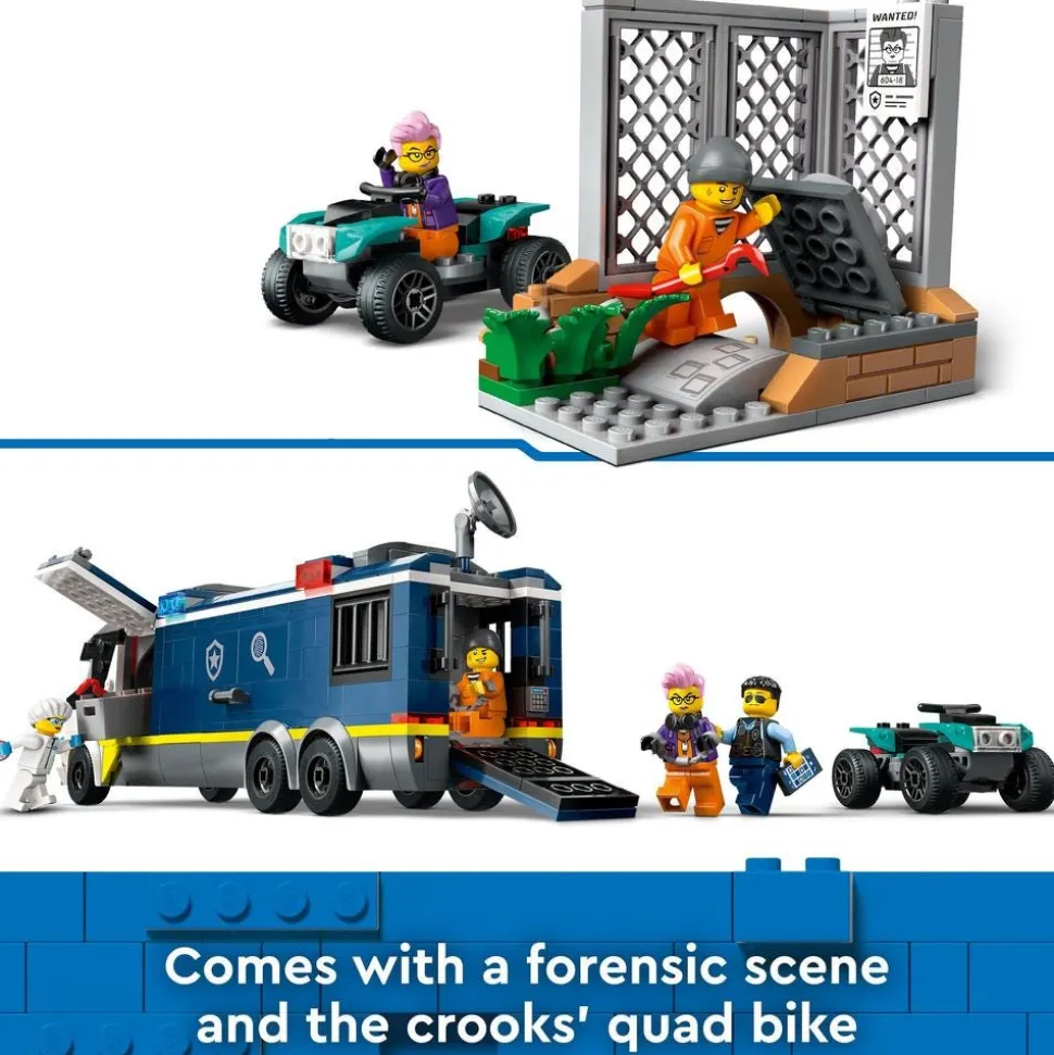 LEGO® City Police Mobile Crime Lab Truck Toy 60418