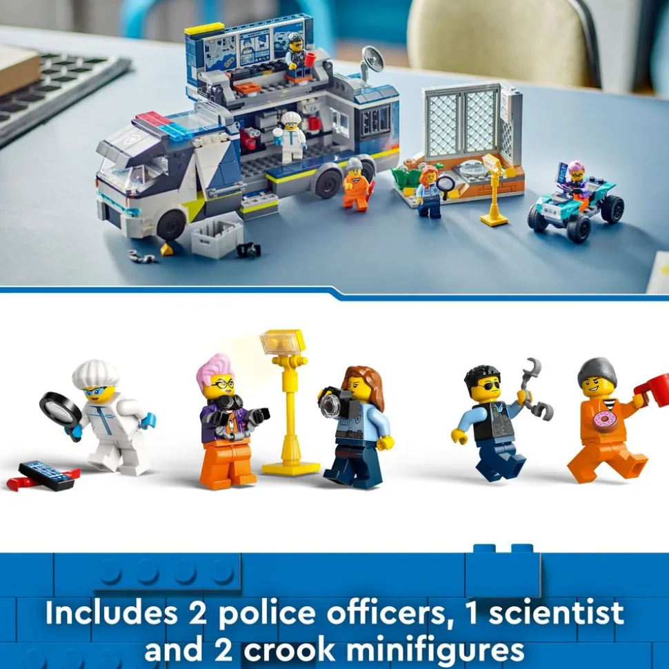 LEGO® City Police Mobile Crime Lab Truck Toy 60418