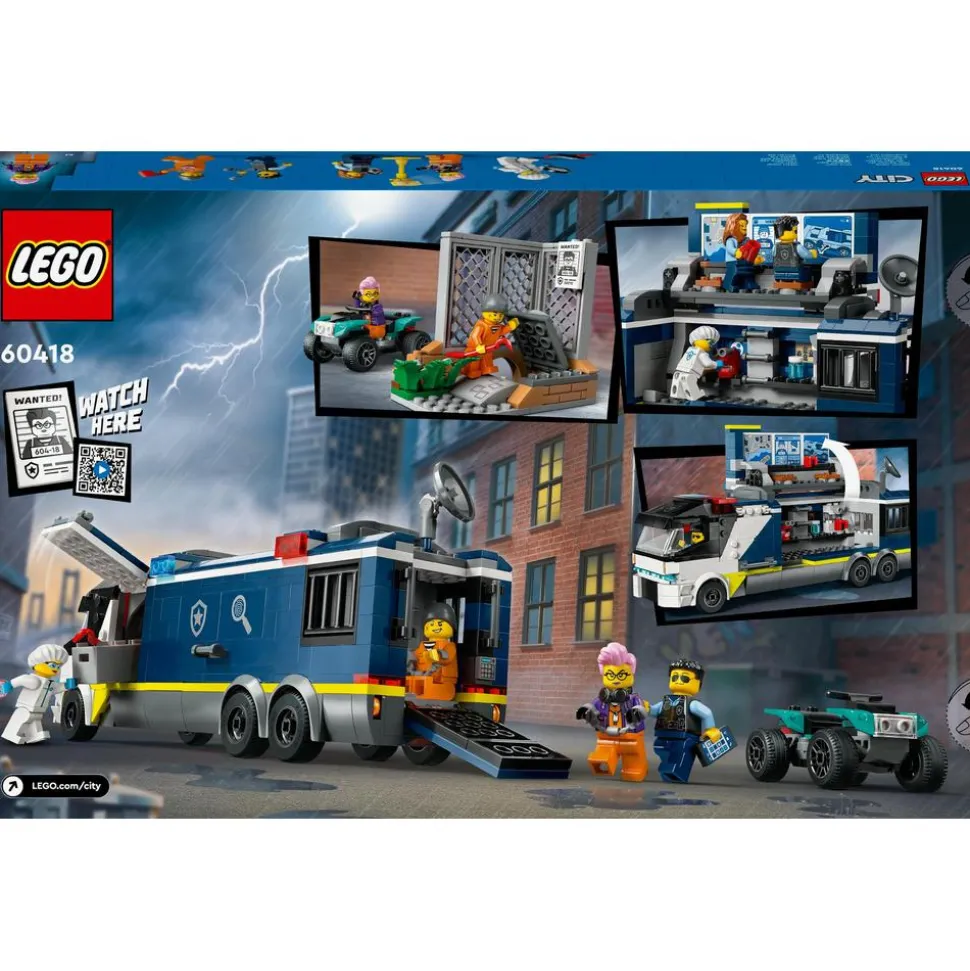 LEGO® City Police Mobile Crime Lab Truck Toy 60418