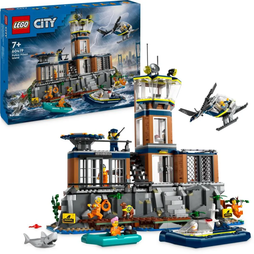 LEGO® City Police Prison Island Building Toy 60419