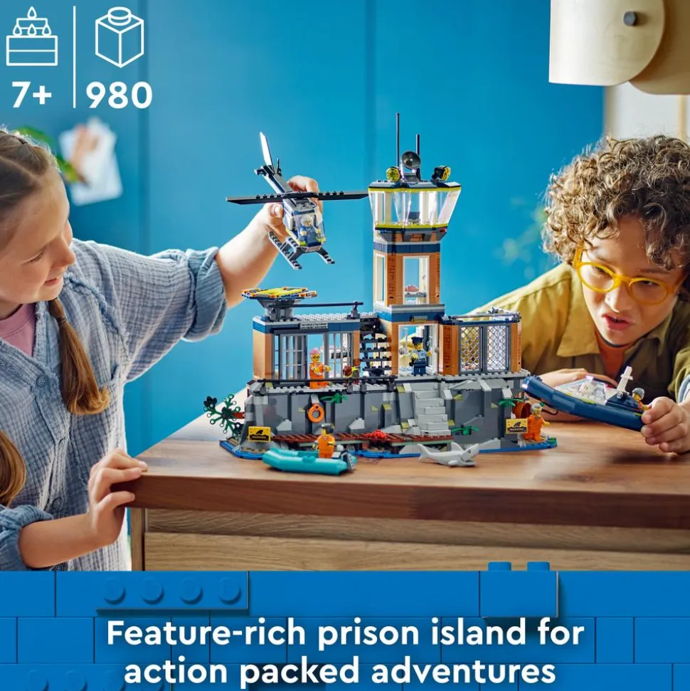 LEGO® City Police Prison Island Building Toy 60419