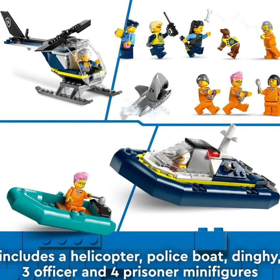 LEGO® City Police Prison Island Building Toy 60419