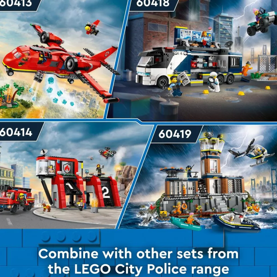 LEGO® City Police Prison Island Building Toy 60419