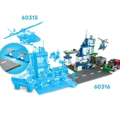 LEGO® City Police Station Truck Toy & Helicopter Set 60316