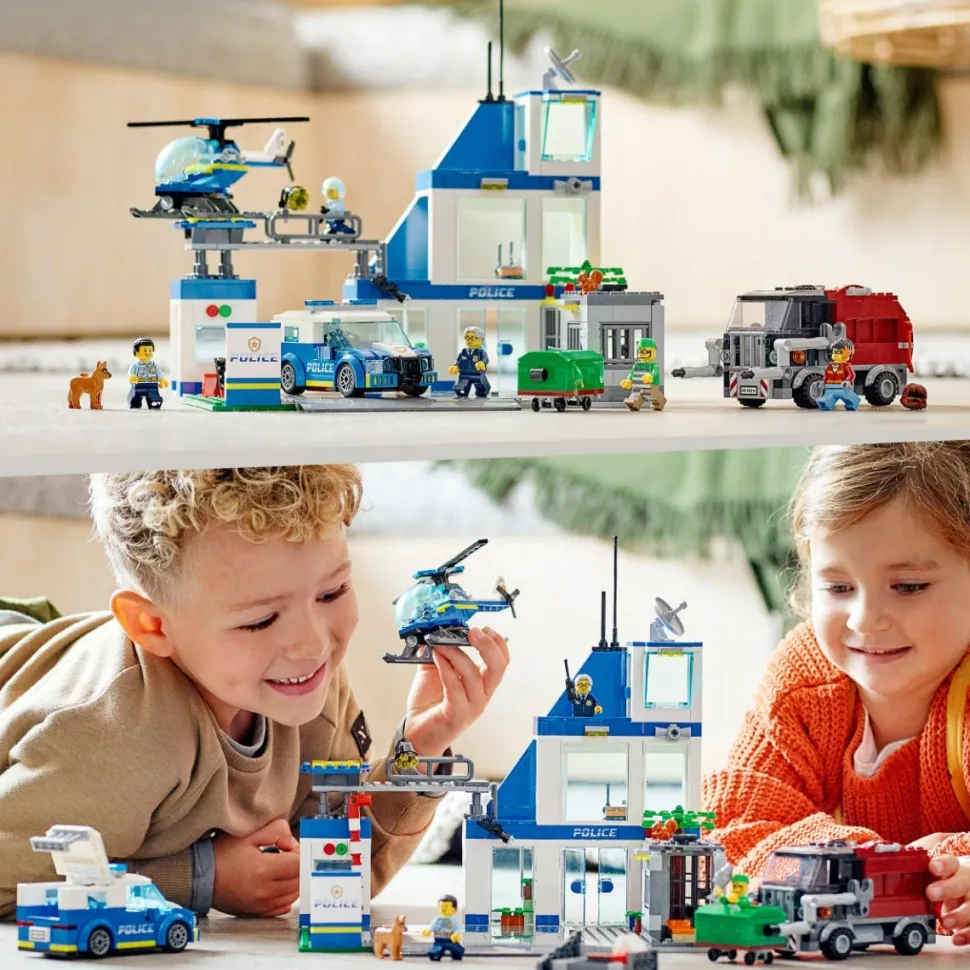 LEGO® City Police Station Truck Toy & Helicopter Set 60316