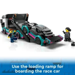 LEGO® City Race Car and Car Carrier Truck Building Toy 60406