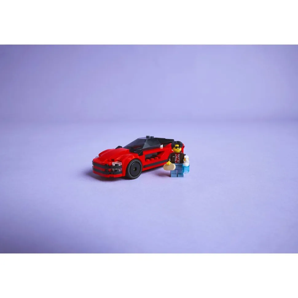 LEGO® City Red Sports Car, Toy Supercar Vehicle Set 60448
