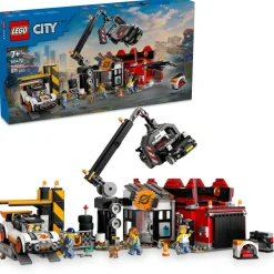 LEGO® City Scrapyard with Cars, Building Toy Set 60472