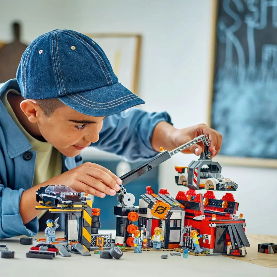 LEGO® City Scrapyard with Cars, Building Toy Set 60472