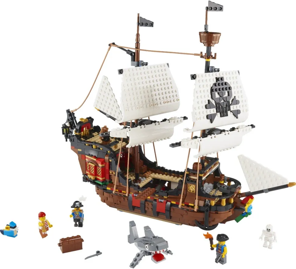 LEGO® Creator 3in1 Pirate Ship Toy Set 31109