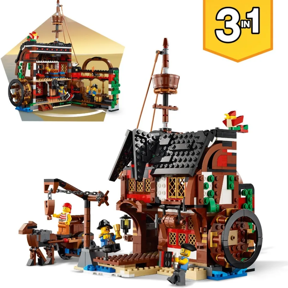 LEGO® Creator 3in1 Pirate Ship Toy Set 31109