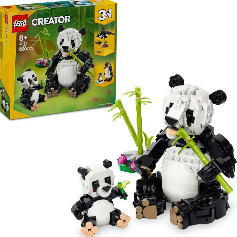 LEGO® Creator 3in1 Wild Animals: Panda Family Toy Set 31165
