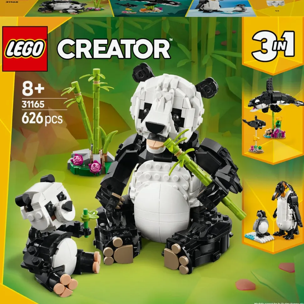 LEGO® Creator 3in1 Wild Animals: Panda Family Toy Set 31165