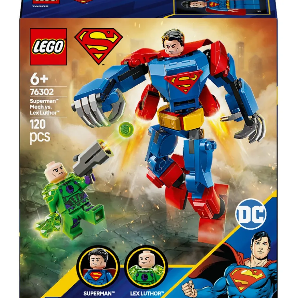 LEGO® DC Superman Mech vs. Lex Luthor Super Hero Toy 76302