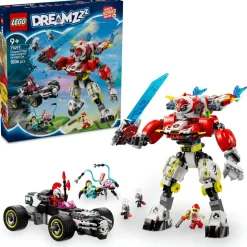 LEGO® DREAMZzz 2in1 Cooper’s Tiger Mech & Zero’s Hot Rod Car 71497