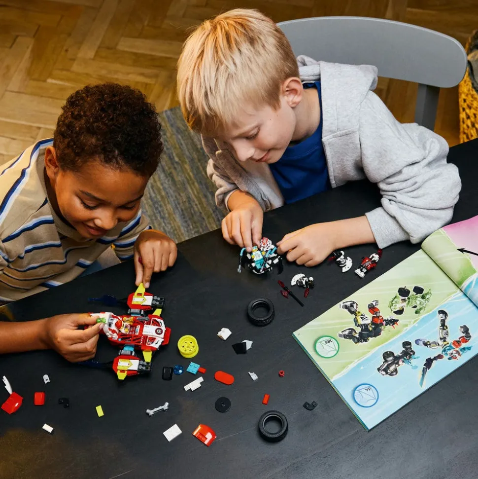 LEGO® DREAMZzz 2in1 Cooper’s Tiger Mech & Zero’s Hot Rod Car 71497