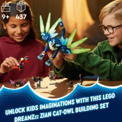 LEGO® DREAMZzz Zoey and Zian the Cat-Owl Toy 71476