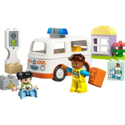 LEGO® DUPLO Ambulance & Driver, Toddler Learning Toys 10447