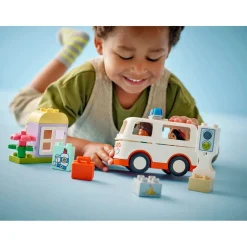 LEGO® DUPLO Ambulance & Driver, Toddler Learning Toys 10447
