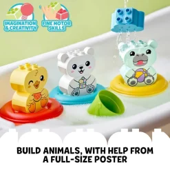 LEGO® Duplo Bath Time Fun: Floating Animal Train Baby Toy 10965