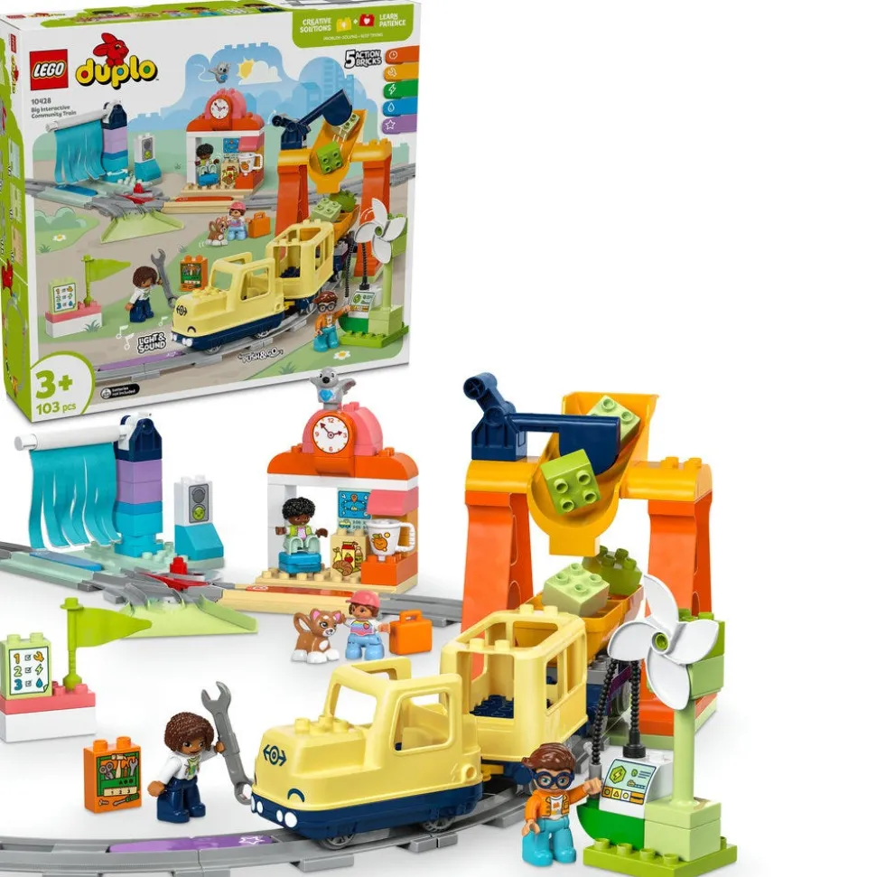 LEGO® DUPLO Big Interactive Community Toy Train Set 10428