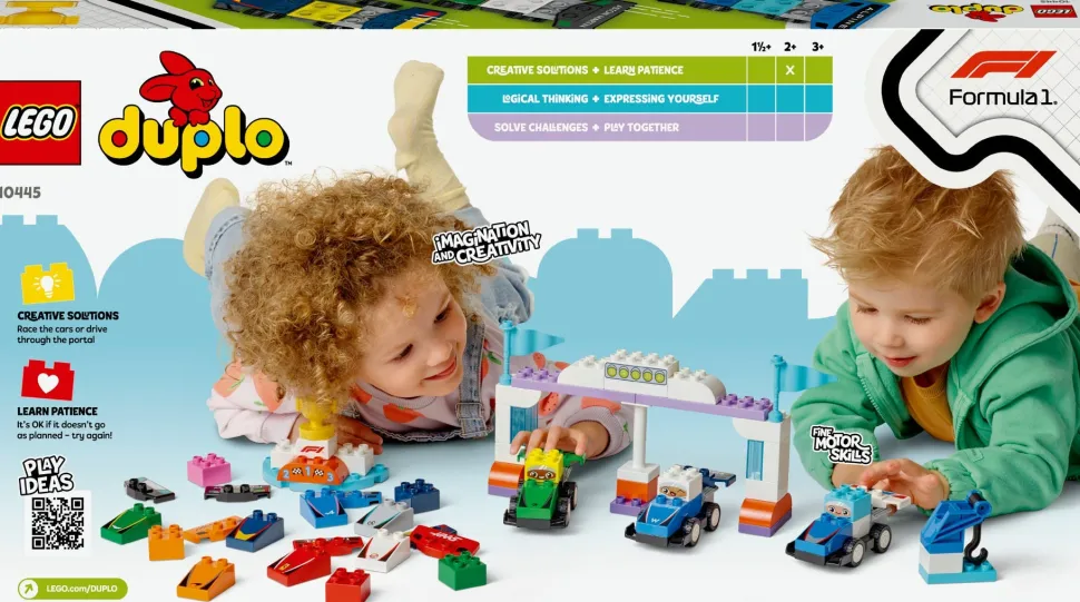 LEGO® DUPLO F1® Team Race Cars & Drivers 10445