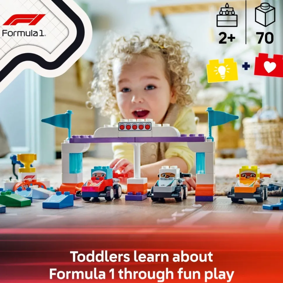 LEGO® DUPLO F1® Team Race Cars & Drivers 10445