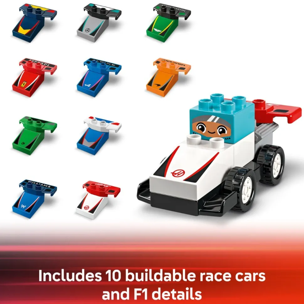 LEGO® DUPLO F1® Team Race Cars & Drivers 10445