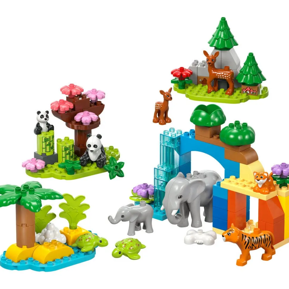 LEGO® DUPLO 3in1 Wild Animal Families Learning Toy Set 10446