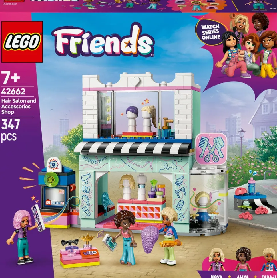LEGO® Friends Hair Salon and Accessories Shop Toy Set 42662