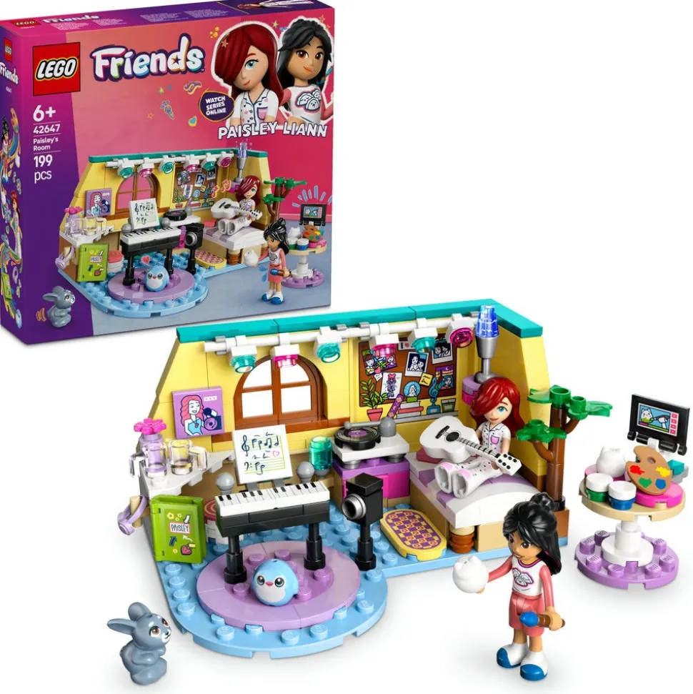 LEGO® Friends Paisley’s Room Set with Toy Instruments 42647