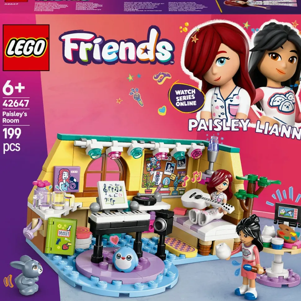 LEGO® Friends Paisley’s Room Set with Toy Instruments 42647