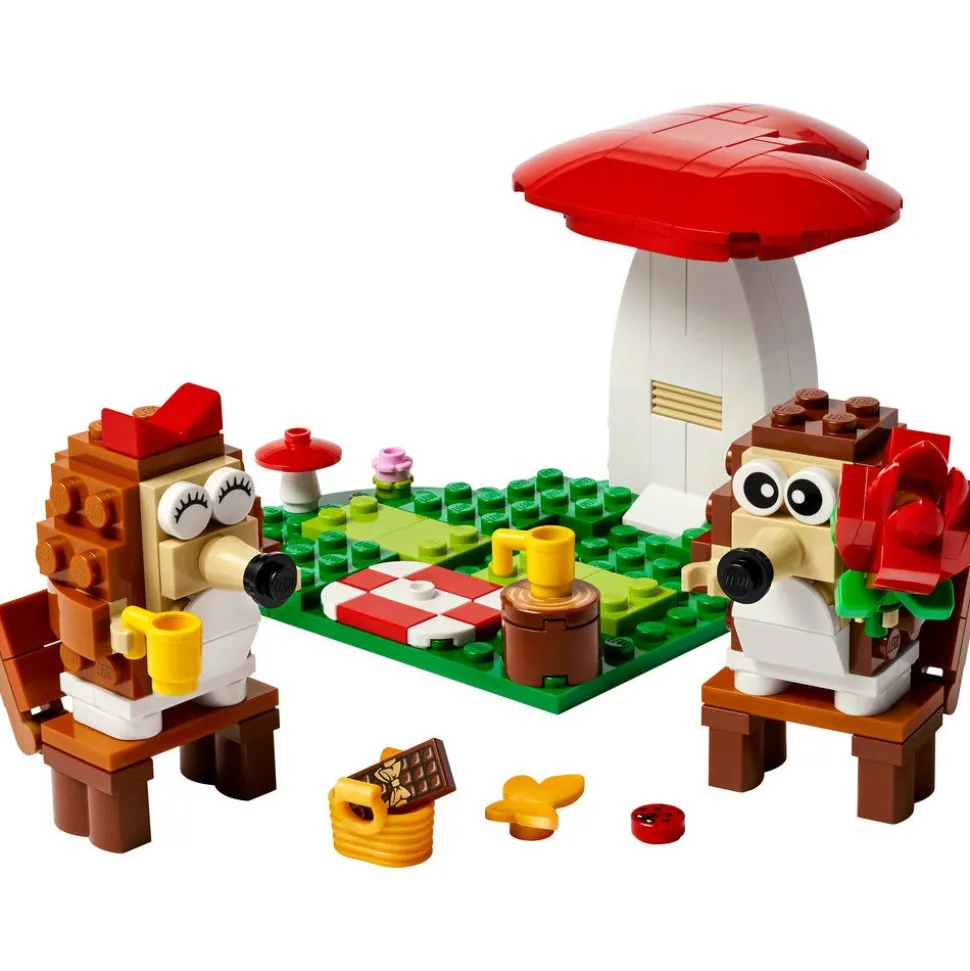 LEGO® Hedgehog Picnic Date Set with Toy Animal Figures 40711