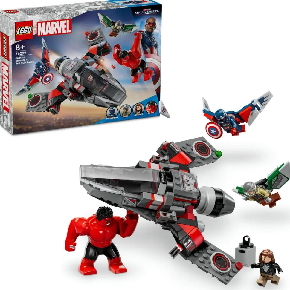 LEGO® Marvel Captain America vs. Red Hulk Battle Set 76292