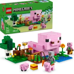 LEGO® Minecraft The Baby Pig House with Animal Toys 21268