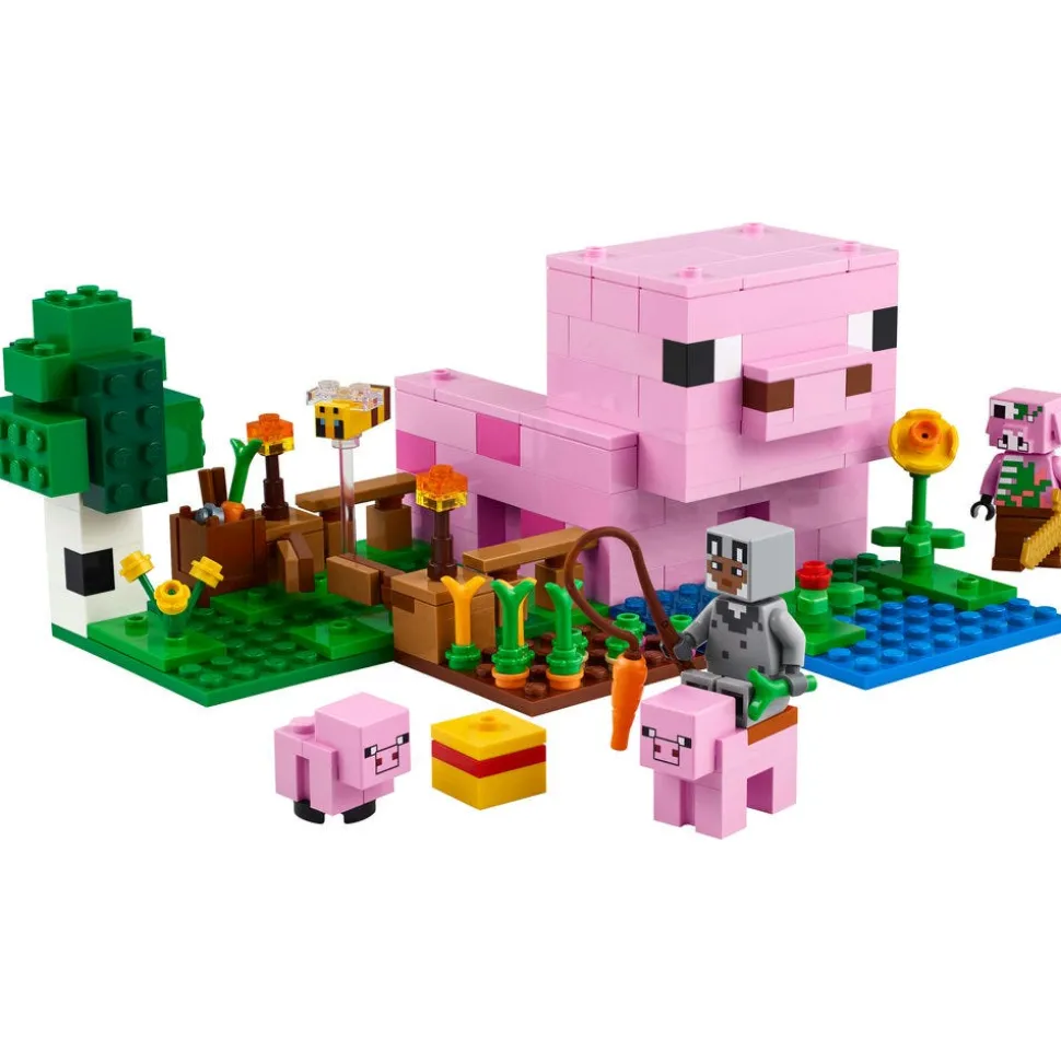 LEGO® Minecraft The Baby Pig House with Animal Toys 21268
