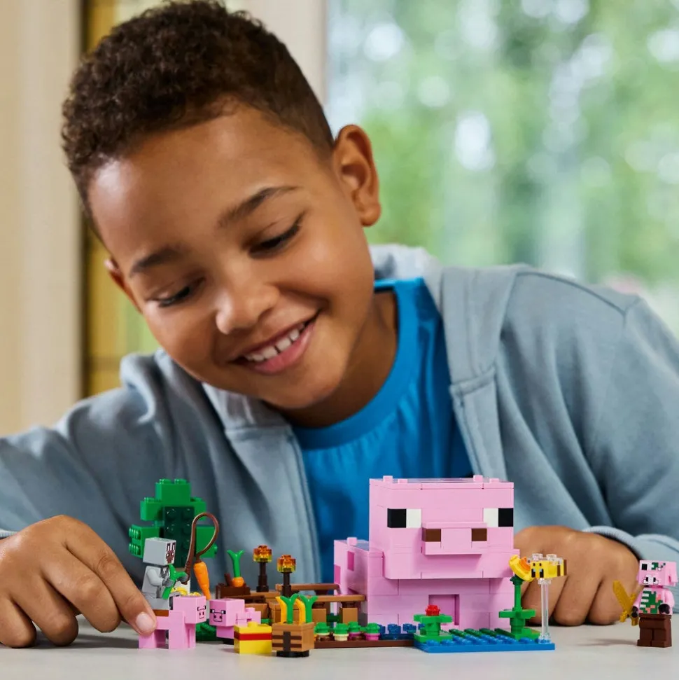 LEGO® Minecraft The Baby Pig House with Animal Toys 21268