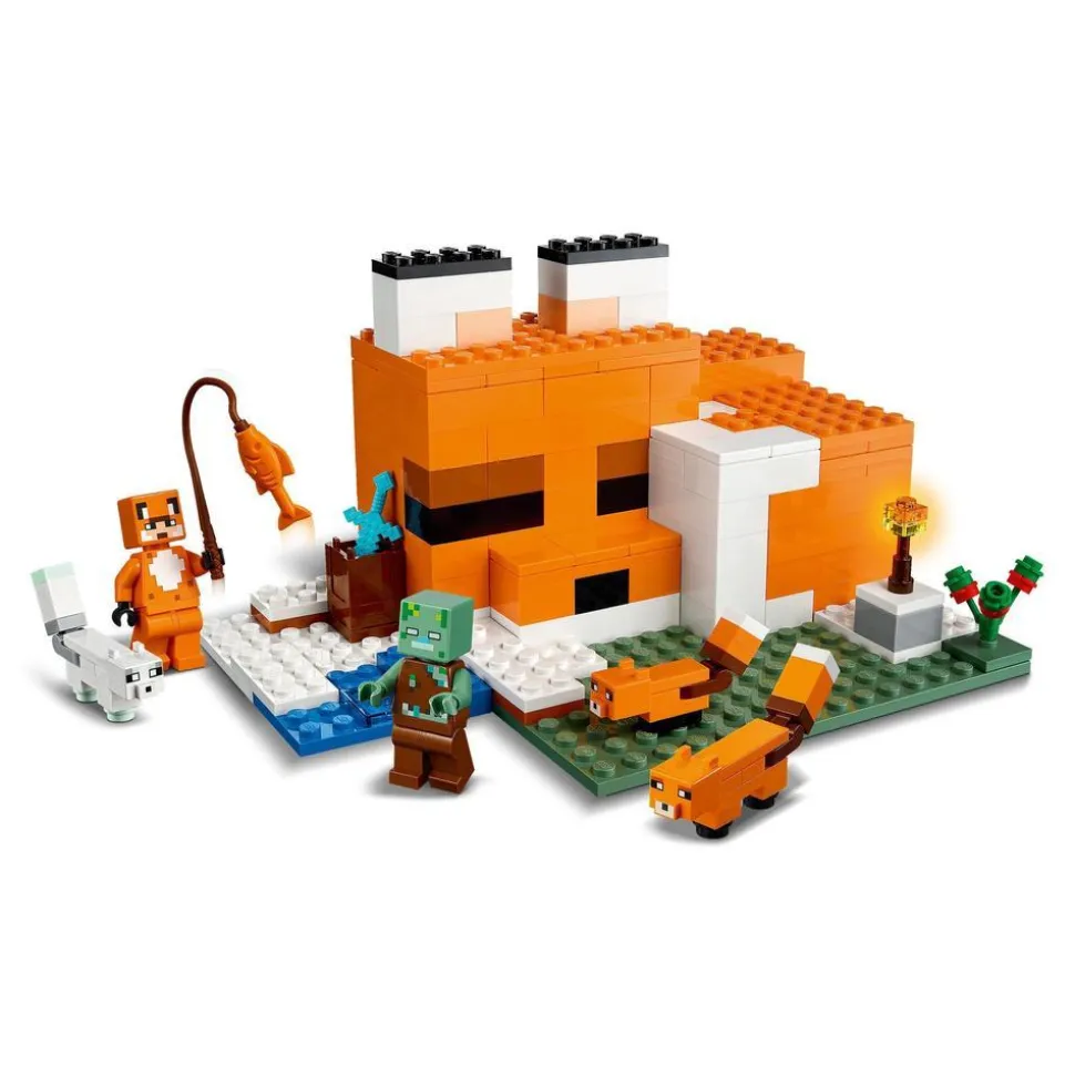 LEGO® Minecraft The Fox Lodge House Animals Toy 21178