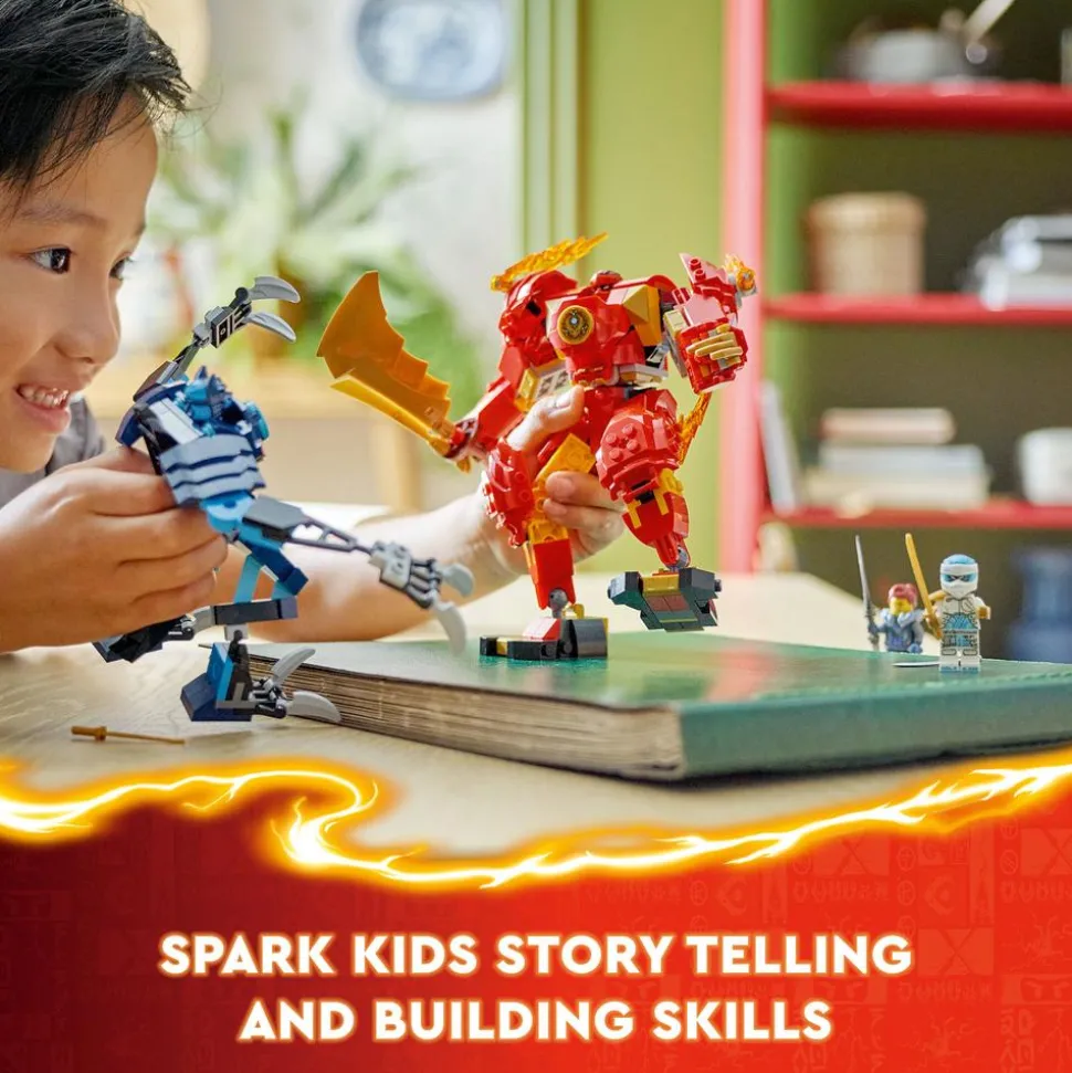 LEGO® Ninjago® Kai's Elemental Fire Mech Toy 71808