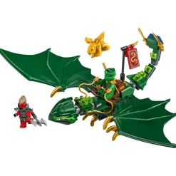 LEGO® NINJAGO Lloyd’s Green Forest Dragon Toy for Kids 71829