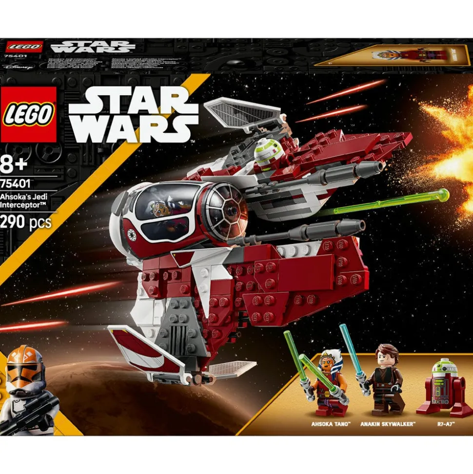 LEGO® Star Wars Ahsoka’s Jedi Interceptor Building Toy 75401