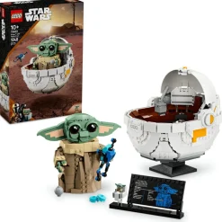 LEGO® Star Wars Grogu with Hover Pram Building Toy 75403