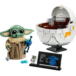 LEGO® Star Wars Grogu with Hover Pram Building Toy 75403