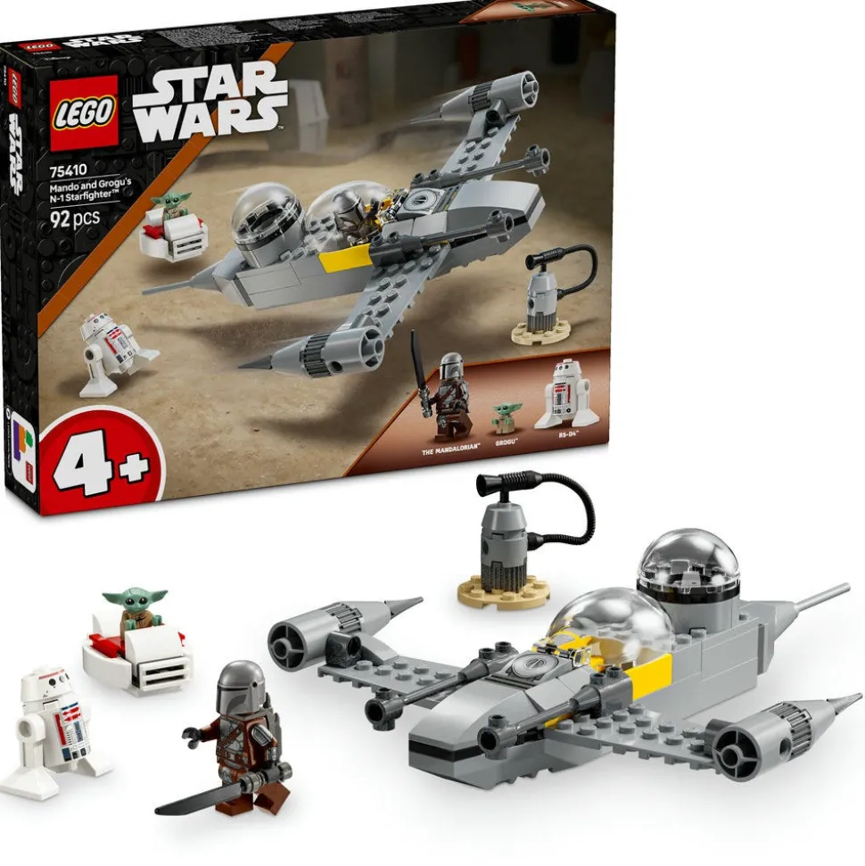 LEGO® Star Wars Mando and Grogu’s N-1 Starfighter Set 75410