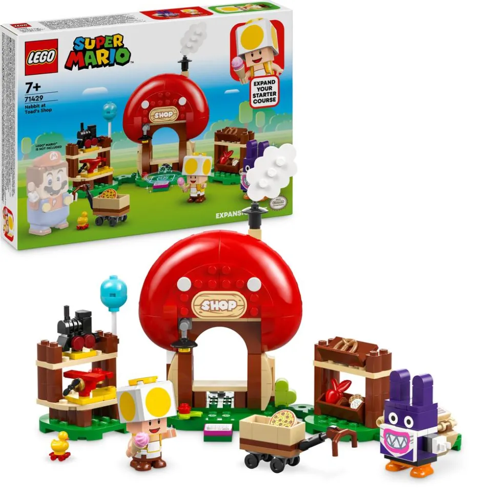 LEGO® Super Mario Nabbit at Toad’s Shop Expansion Set 71429