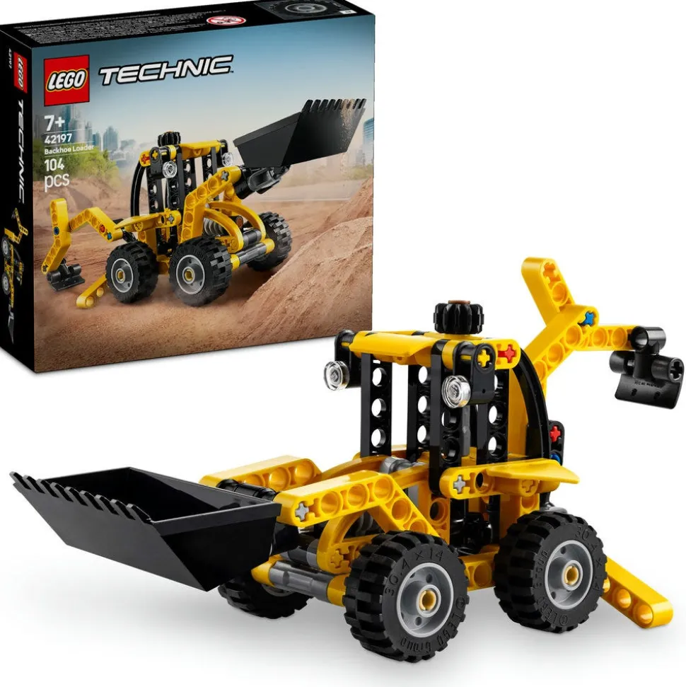 LEGO® Technic Backhoe Loader Construction Vehicle Toy 42197