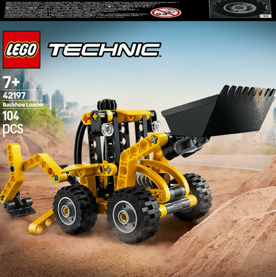 LEGO® Technic Backhoe Loader Construction Vehicle Toy 42197